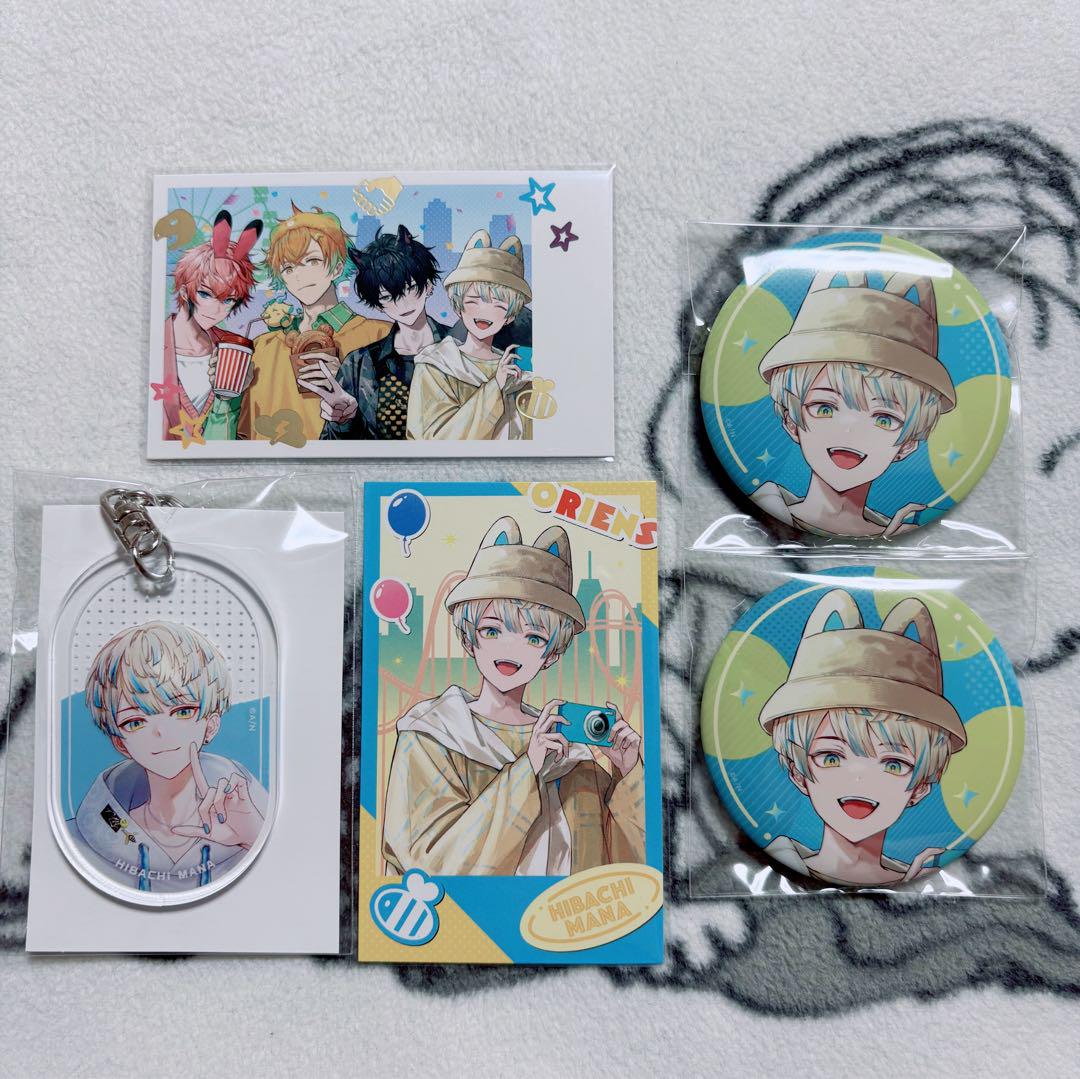 にじさんじ 緋八マナ 誕生日グッズ 2024 缶バッジ&チェキ風