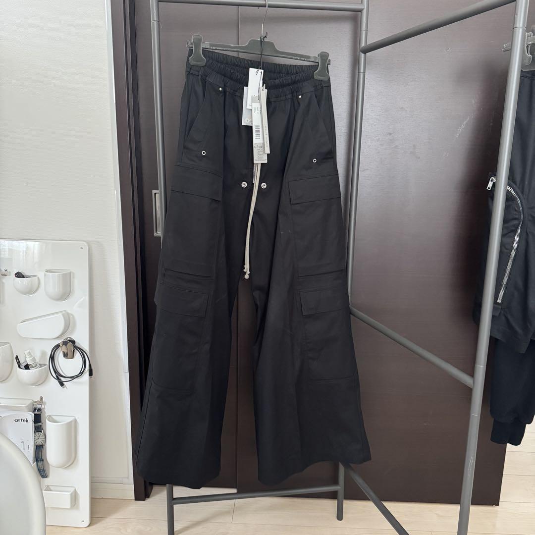 サ*ー様 RickOwens 24FW CARGO BELAS 48 付属品完備 Rick Owens 24FW CARGO BELAS TE 48 黒 新品 S - メルカリ