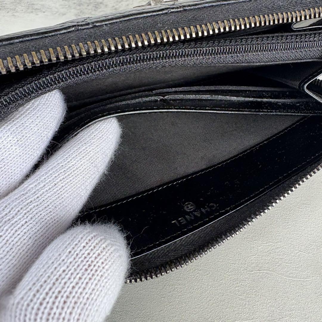 CHANEL 2.55 ラウンドファスナー　長財布　コインケース