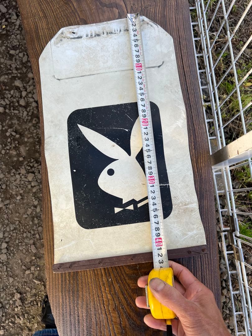 【旧車バイク】泥よけ 当時物 プレイボーイ 匿名配送 即購入OK 1*r様 プレイボーイ泥除け　当時物