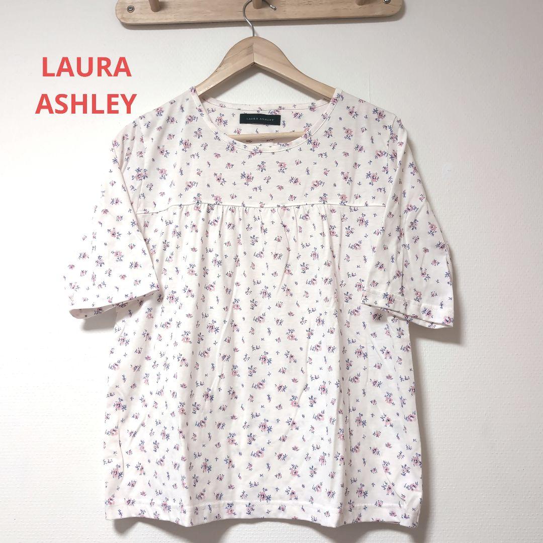 LAURA ASHLEY】 花柄 半袖チュニック ゆったりサイズM - メルカリ