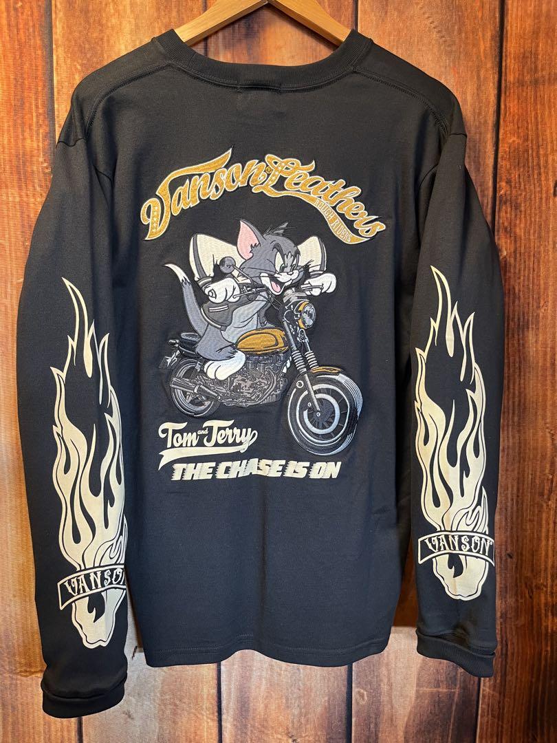 ■ 新品vansonバンソン✖️トムとジェリーコラボ長袖Tシャツ