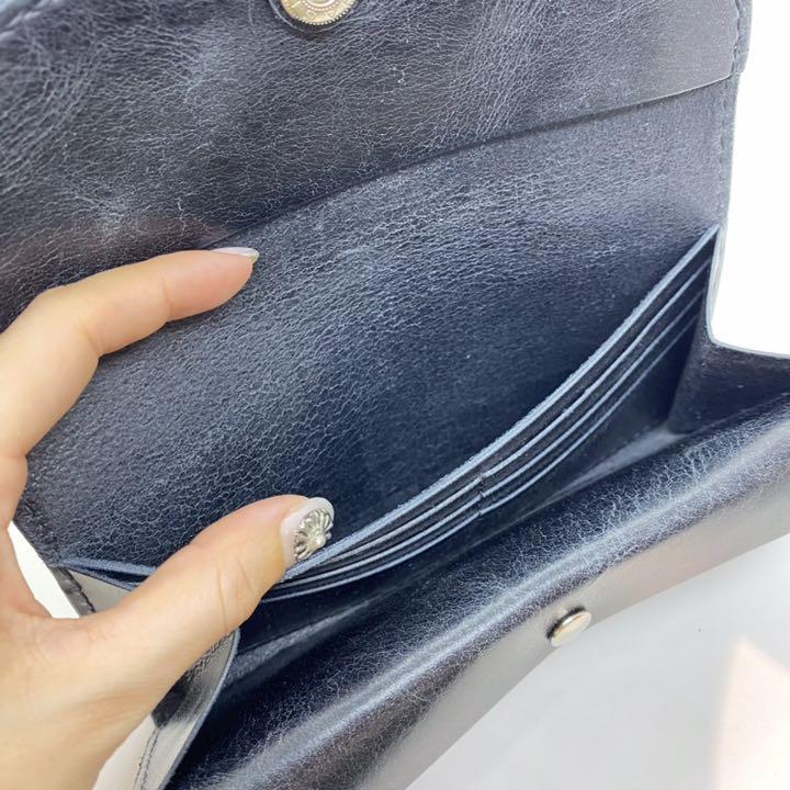 豊富な好評 本革レザーウォレット 長財布 ターコイズフラワーコンチョ ボタン 黒 BLACK Tvijn-m74390097145 人気定番お得