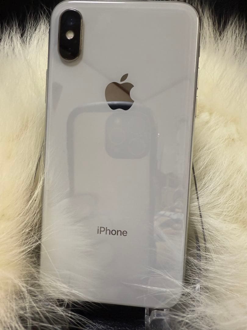 iPhone X 256GB シルバー 国内版SIMフリー バッテリー100％