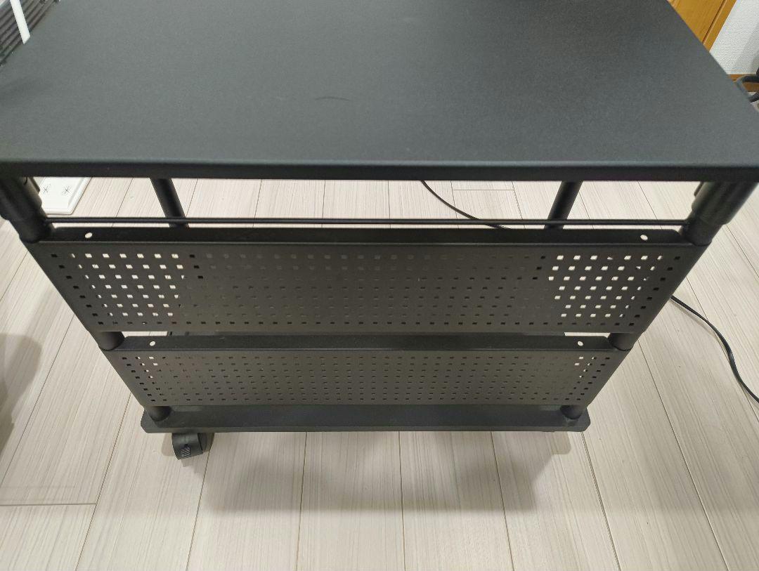 Bauhutte昇降式 L字デスク BHD-670H-BK