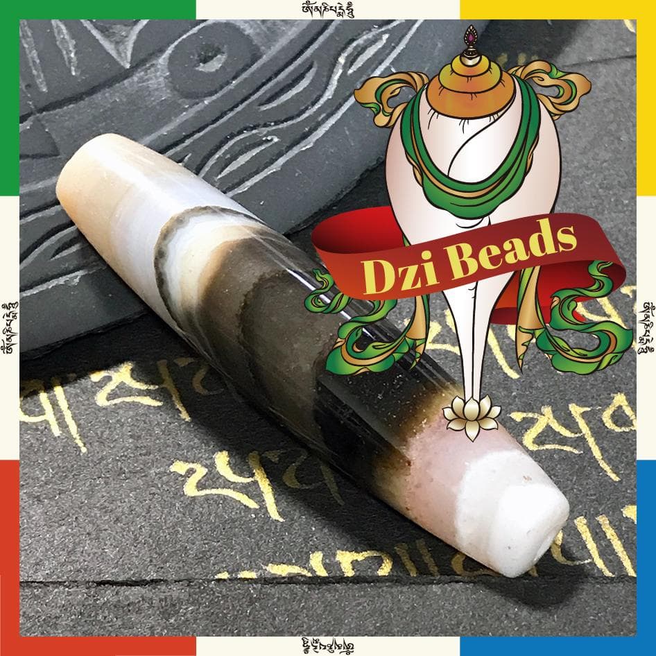 チベット天珠 紅朱砂 纏絲瑪瑙 線珠 天珠ワールド No.d6