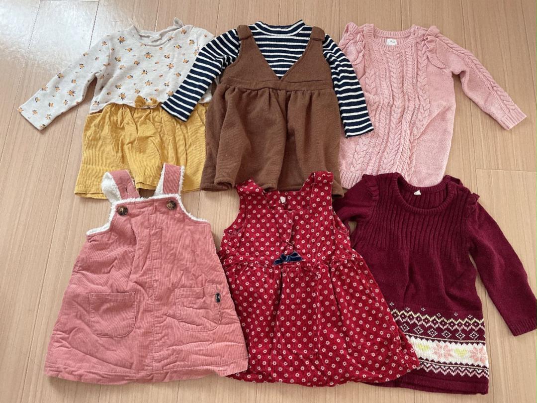 子供服6着 秋冬ワンピース セット売り ワンピース