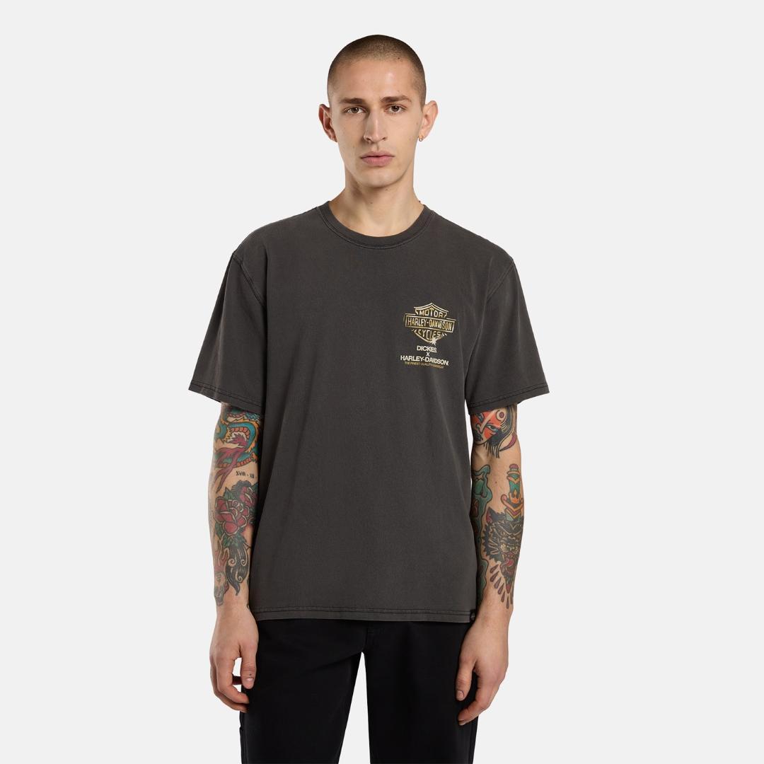 （コラボ）Harley Davidson x Dickies コットン Tシャツ Dickies x Harley Davidson グラフィック Tシャツ M - メルカリ