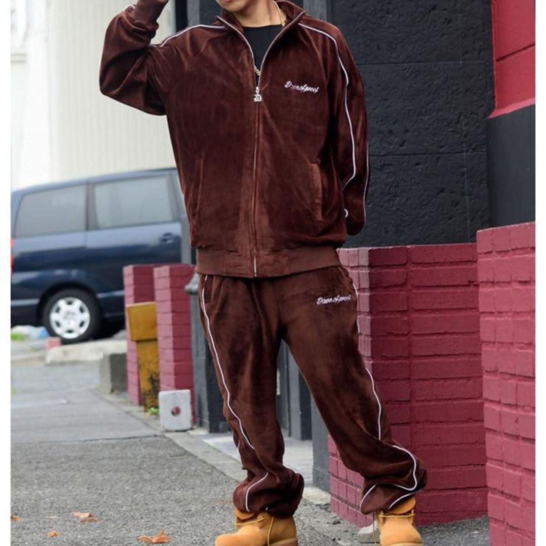 送料込み ♥ ベロア セットアップ ジャージ 上下セット Mサイズ MEDICALDB_JP