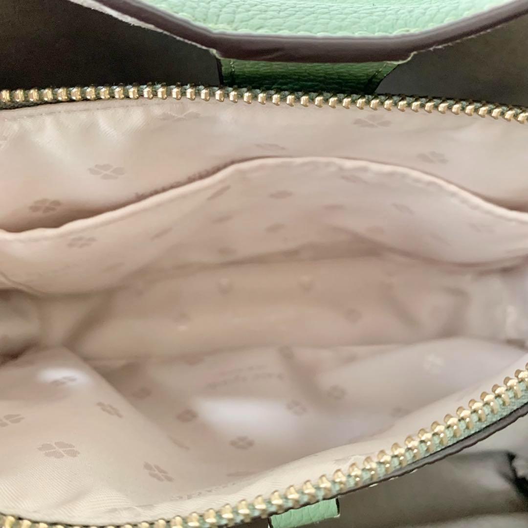 【kate spade】ケイトスペード　ノット　ハンドバッグ　グリーン　新品