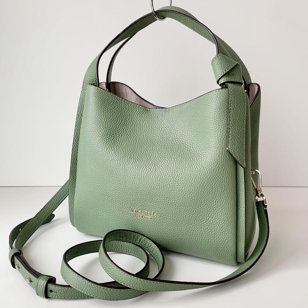 【kate spade】ケイトスペード　ノット　ハンドバッグ　グリーン　新品