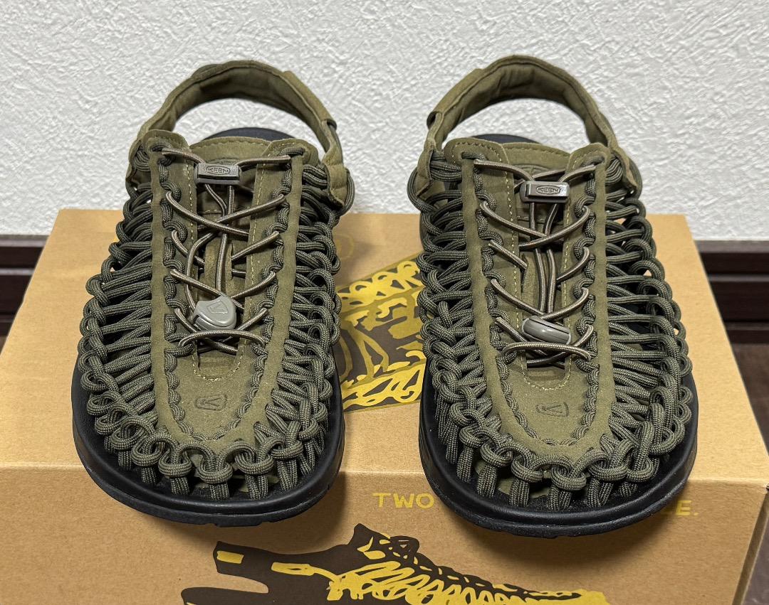 KEEN UNEEK Men’s Sandals DarkOlive/Black