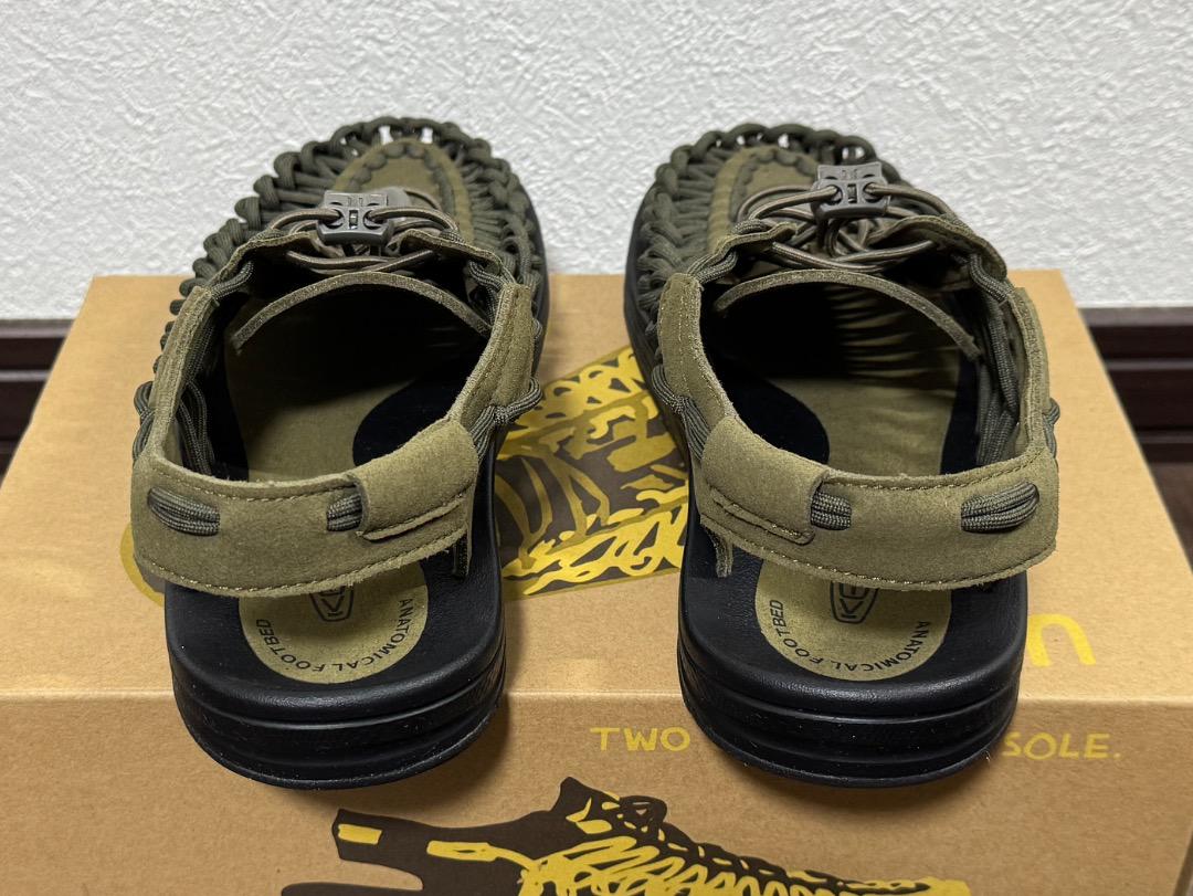 KEEN UNEEK Men’s Sandals DarkOlive/Black