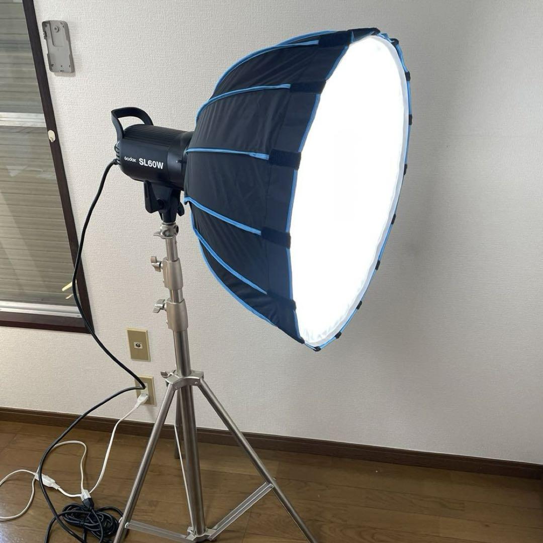 【撮影用照明】Godox SL-60Wソフトボックス ライトスタンド付き
