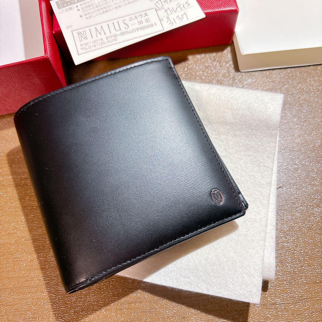 未使用❤︎最安値！早い者勝ち！Cartier カルティエレザー 二つ折り財布