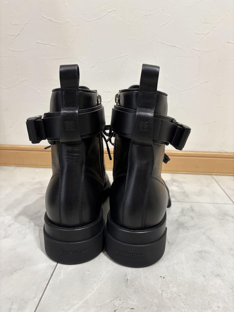 GIVENCHY レザーテラーアンクルブーツ