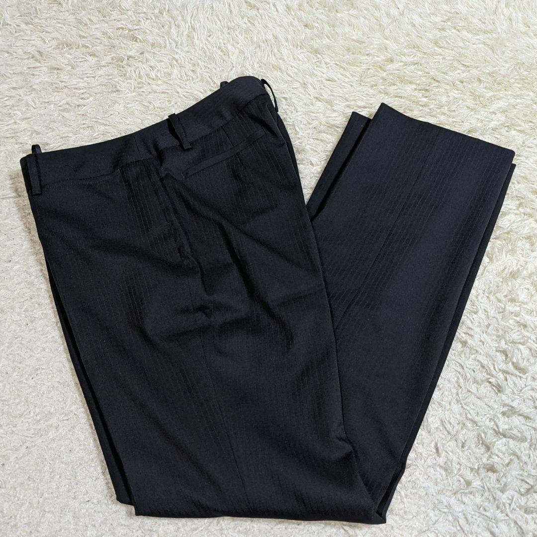 LES MUES レミュー スーツ　セットアップ　ストレッチ　ネイビー　黒