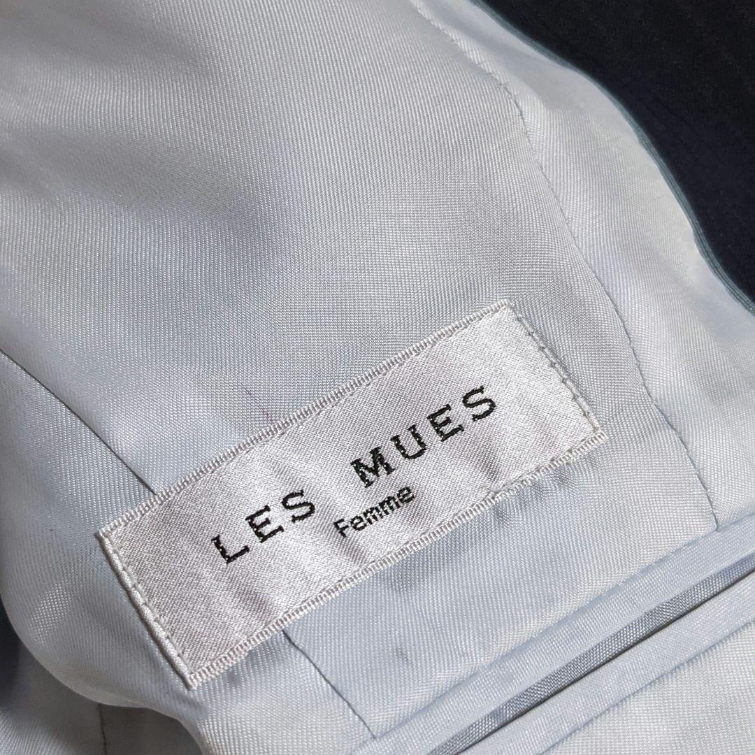 LES MUES レミュー スーツ　セットアップ　ストレッチ　ネイビー　黒