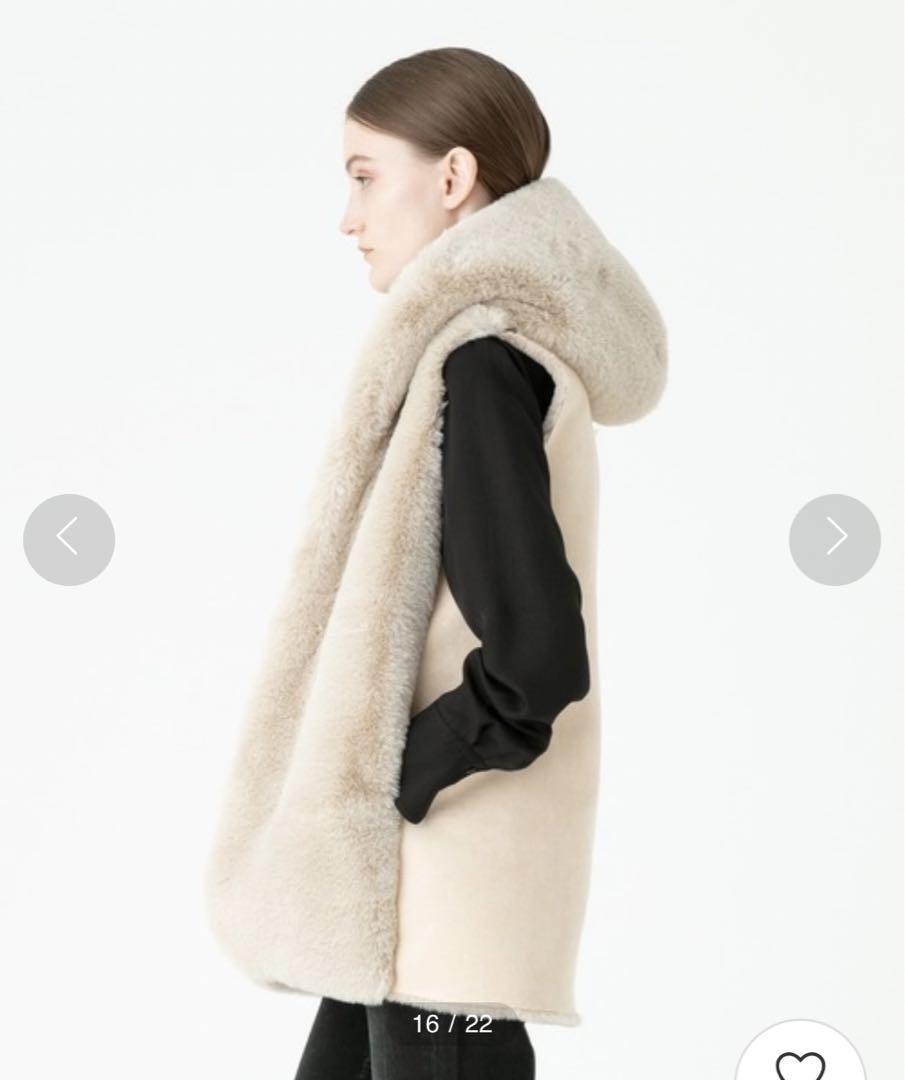 【超美品】allurevilleフェイクファーフーディジレ