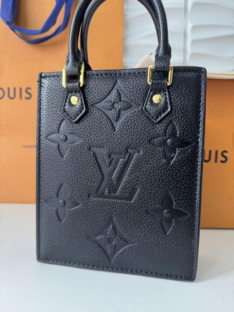 最終値下げLouis Vuittonプティットサックプラ ブラック アンプラント 最終値下げLouis Vuittonプティットサックプラ ブラック アン