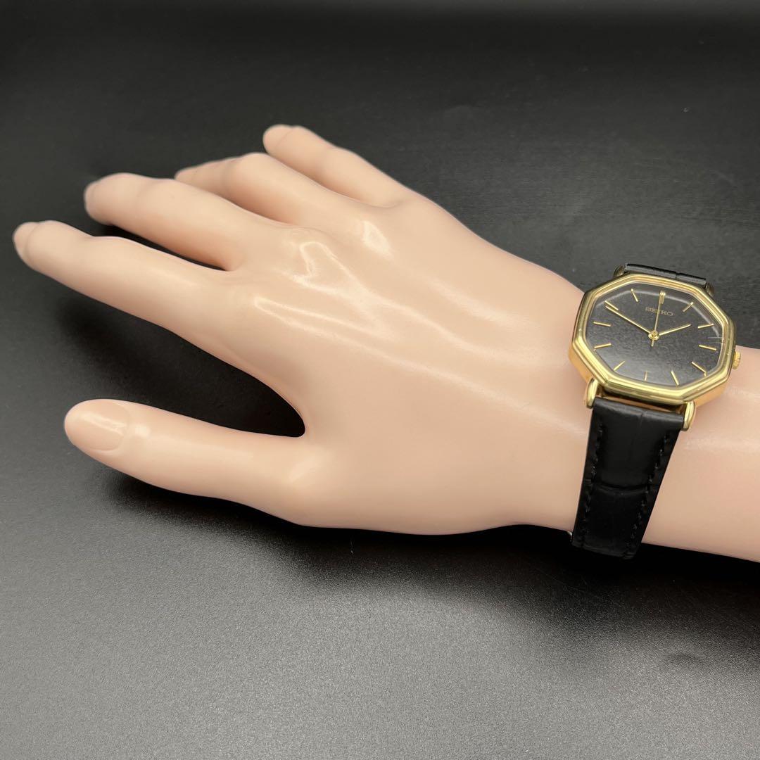 稼動 腕時計　SEIKO セイコー　新品ベルト　新品電池　オクタゴン　D58
