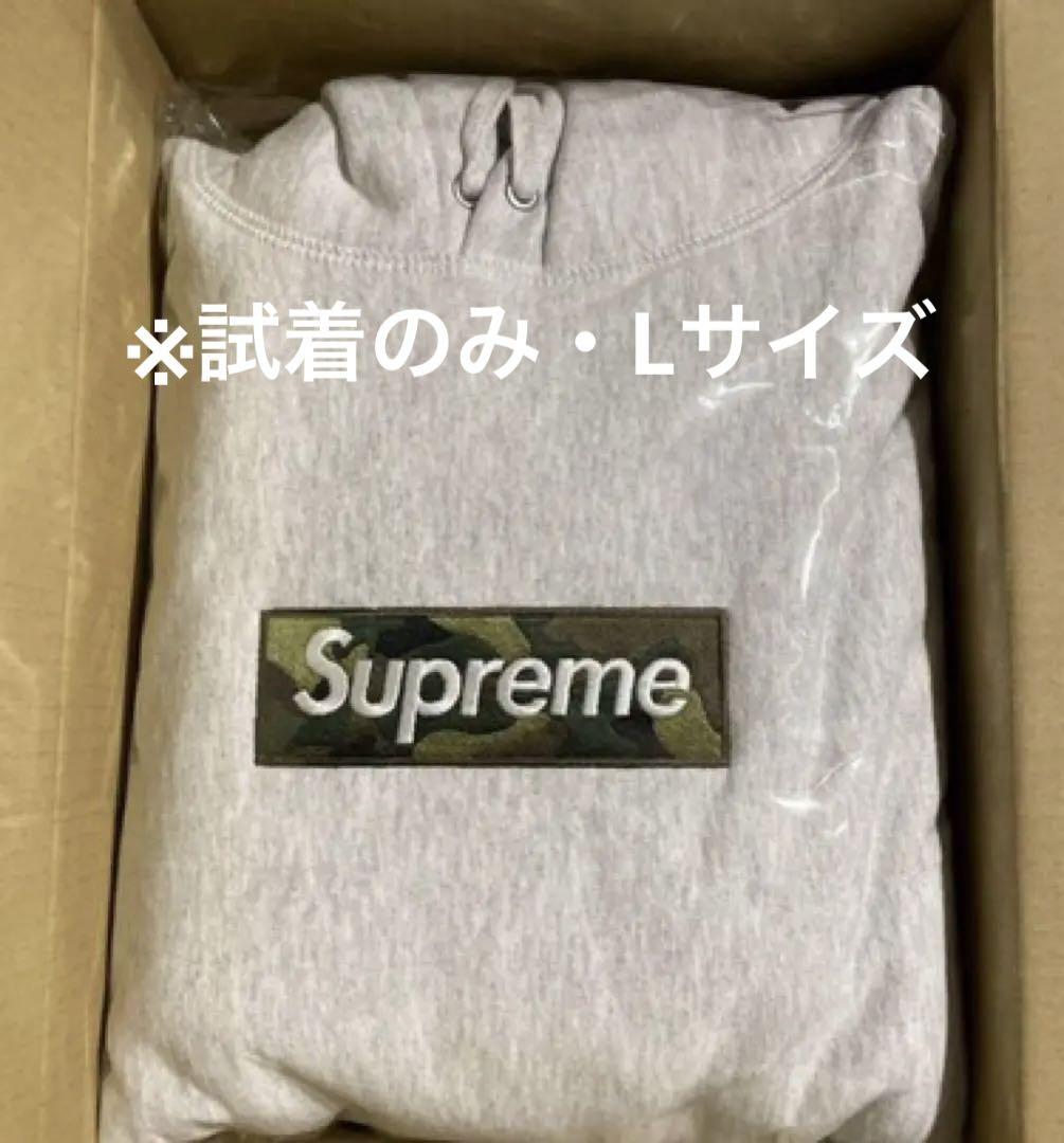 Supreme カモフラージュ boxlogo 【L】