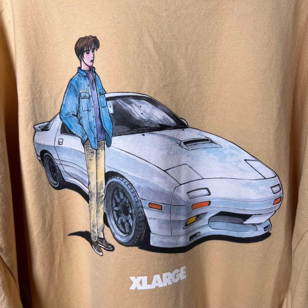 XLARGE×頭文字D コラボTシャツ FC3C RX-7 エクストララージ