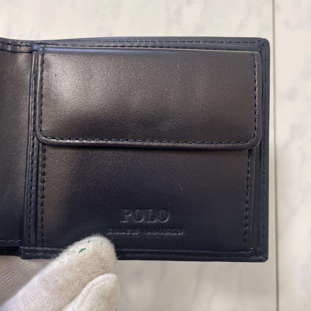 【新品未使用】POLO RALPH LAUREN 二つ折り財布 ポロベア