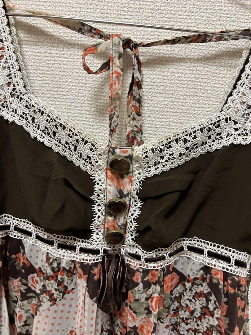アズノウアズオオラカ　インド綿 ワンピース　イエロー　size5 OG3242_gren_1