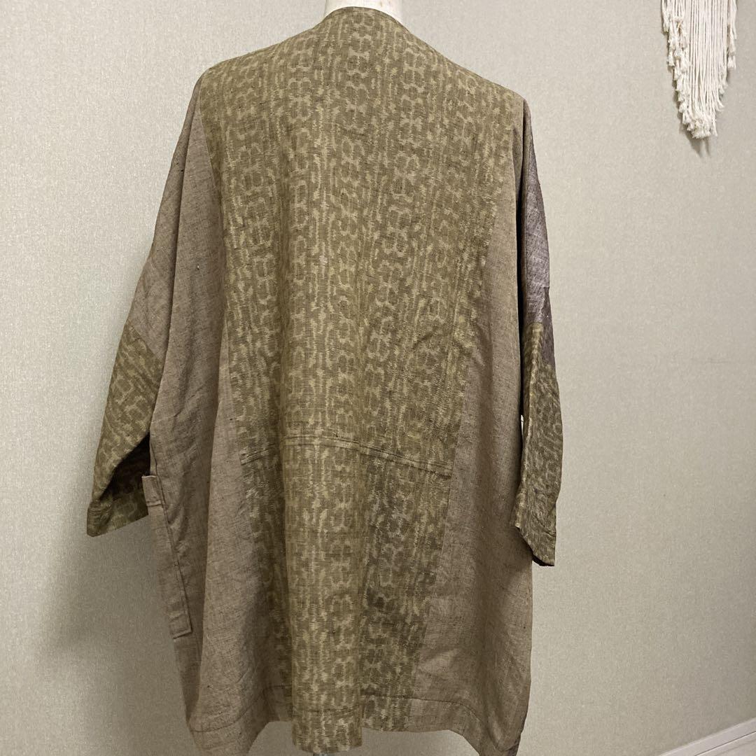 着物リメイク ハンドメイド コート 羽織 ジャケット ボレロ 上着 一点物