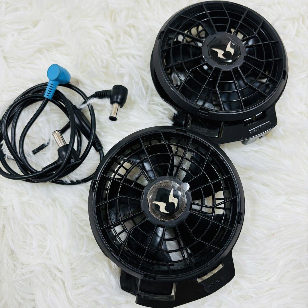 【美品】空調風神服　空調服　24V バッテリー　ファン　ベスト　セット売り　LL