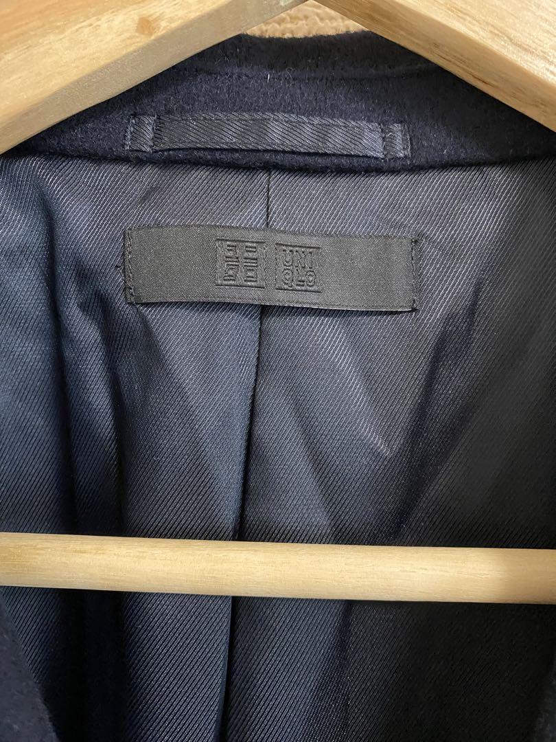 UNIQLOネイビー チェスターコート
