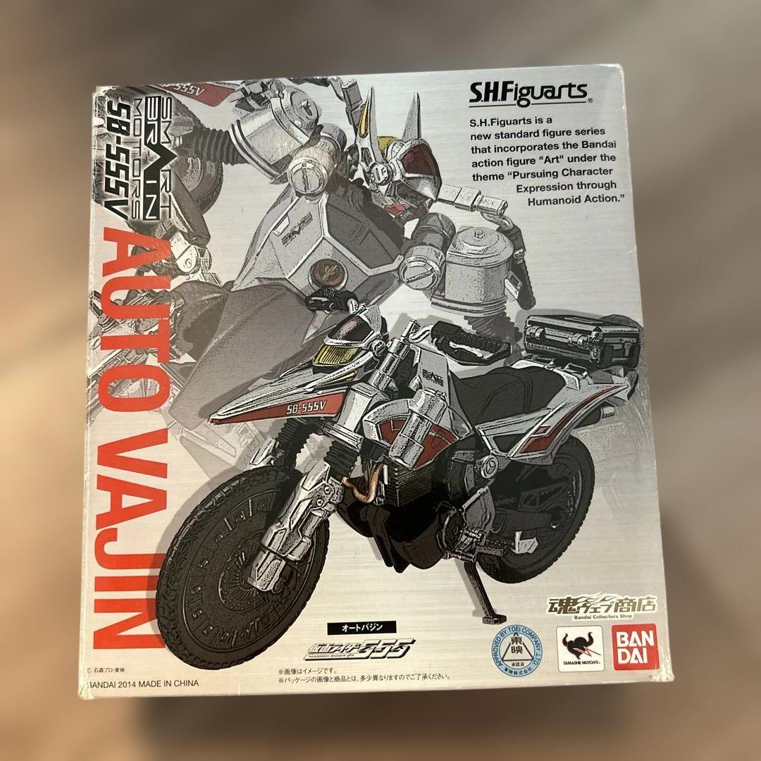 仮面ライダーファイズ　555 SHフィギュアーツ　オートバジン　箱痛みあり