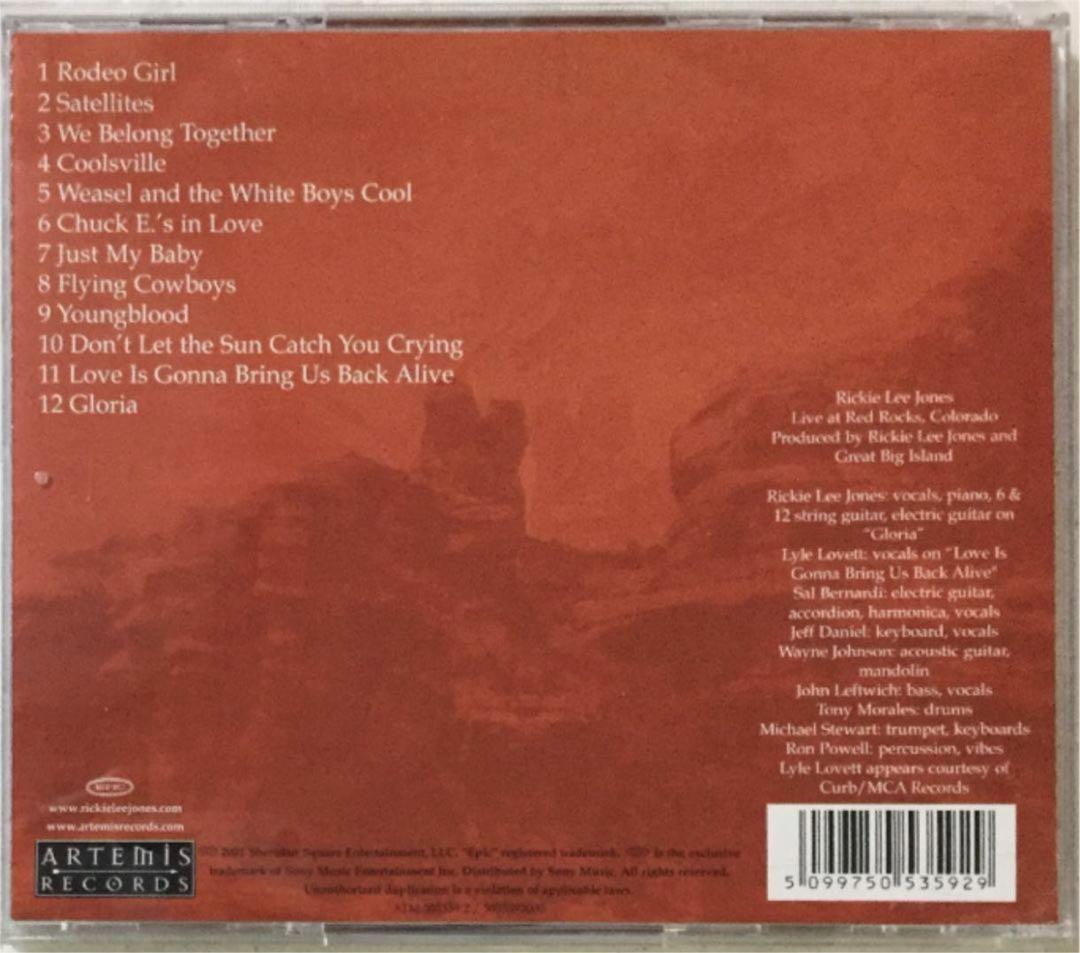 リッキー・リー・ジョーンズ  / Live at Red Rocks