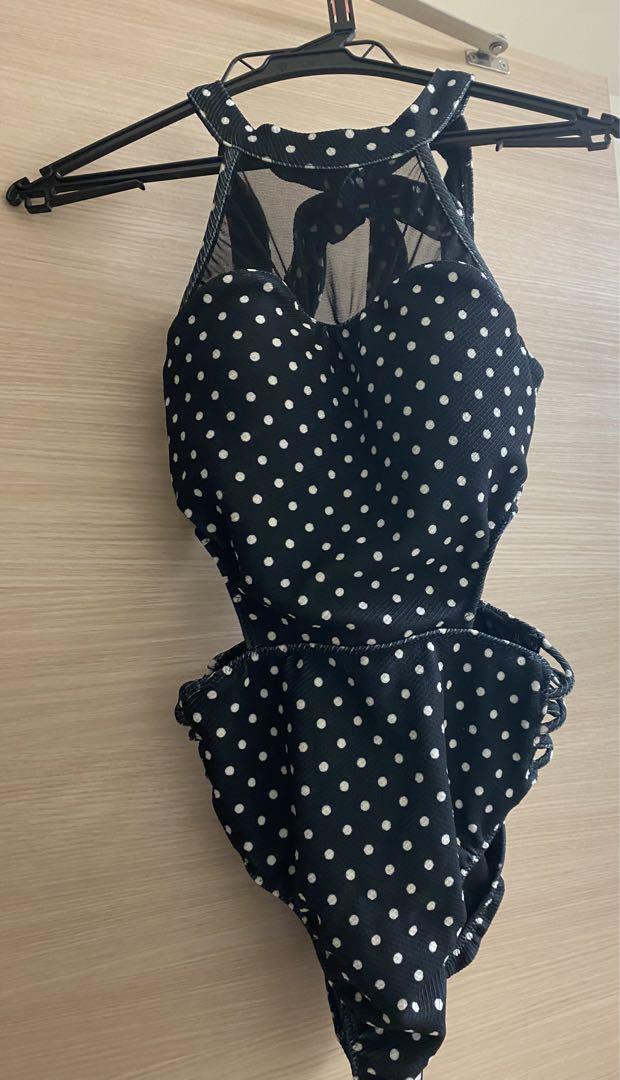 snidel ホルターネックスウィムワンピース DOT 水着 snidel ホルターネックスウィムワンピース DOT 水着 - メルカリ