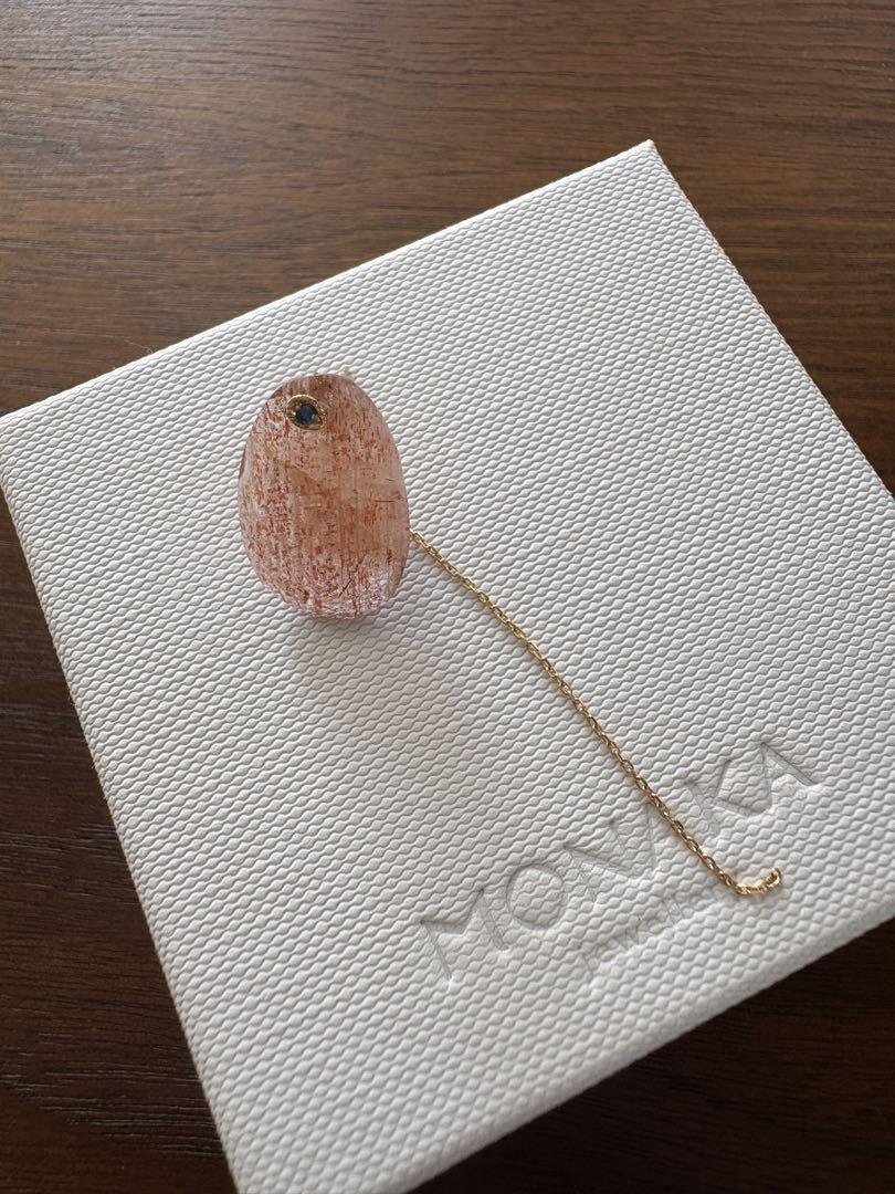 まさみ　！　MONAKA モナカジュエリー フラットストーンピアス　両耳 全ての MONAKA 両耳 フラットストーンピアス モナカジュエリー