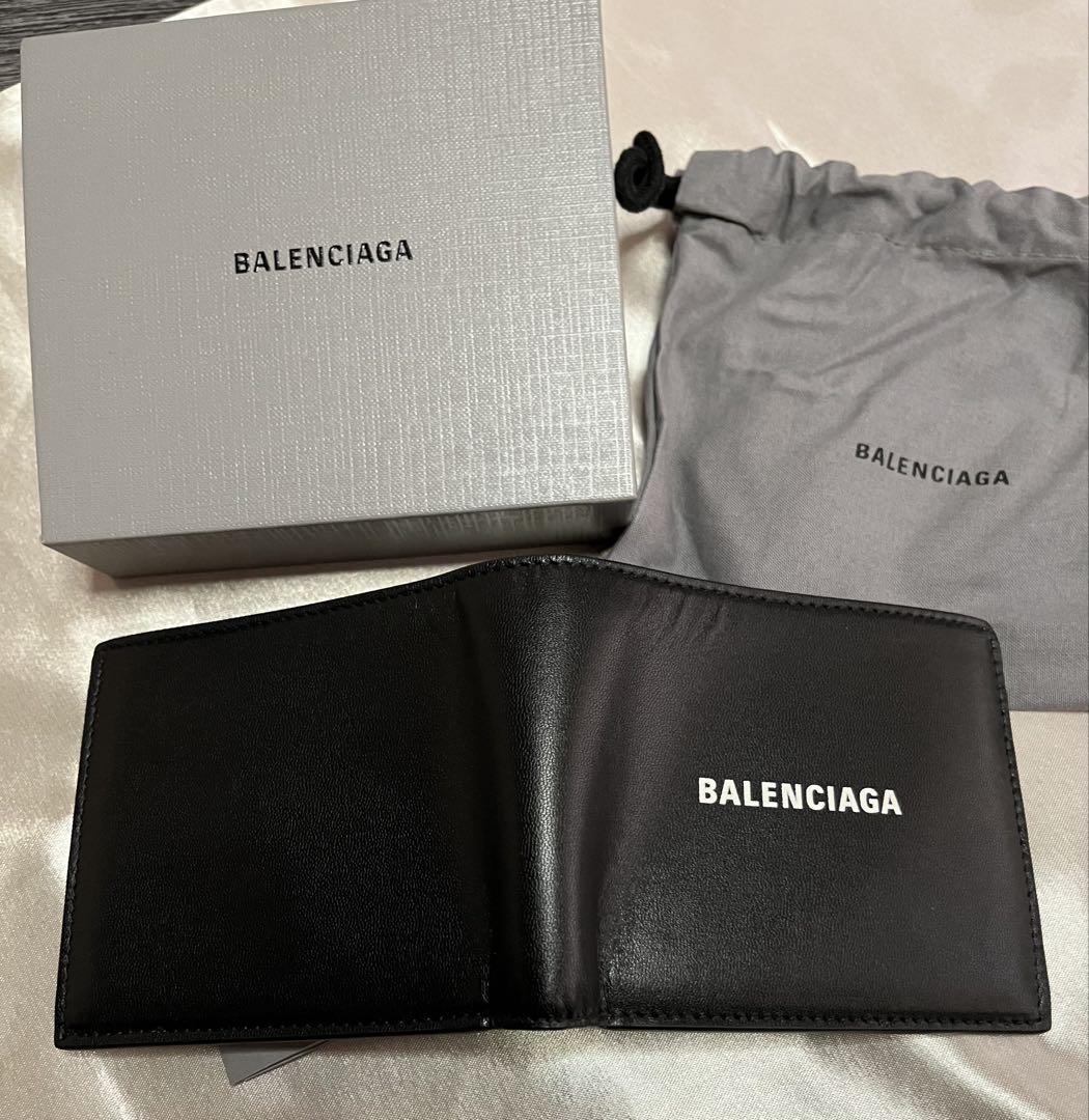 BALENCIAGA ブラック 二つ折り財布 財布 BALENCIAGA 黒 2つ折り財布