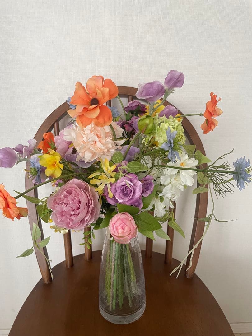 アーティフィシャルフラワーブーケ カラフルブーケ