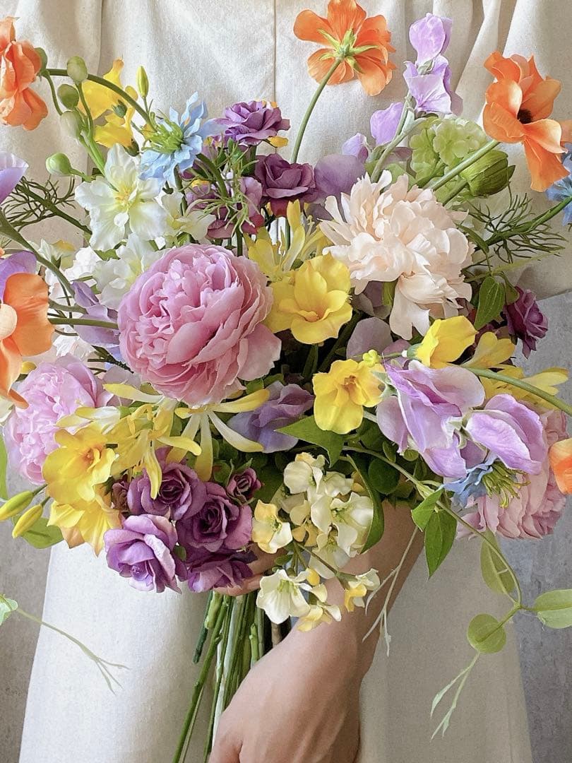 ウェディングブーケ アーティフィシャルフラワーブーケ