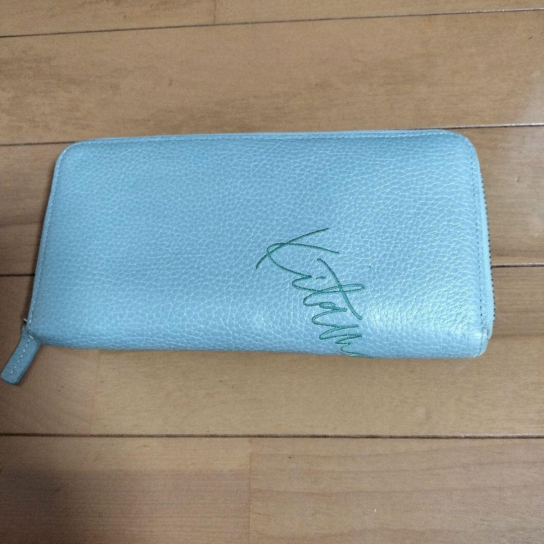 キタムラ ウォレット 財布 水色 キタムラ水色 レザー 長財布 - メルカリ