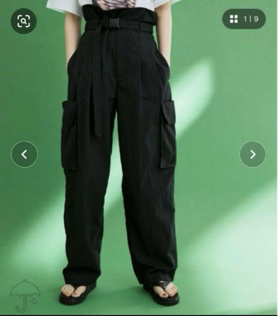 アダムエロペ　リサイクルナイロンカーゴパンツ