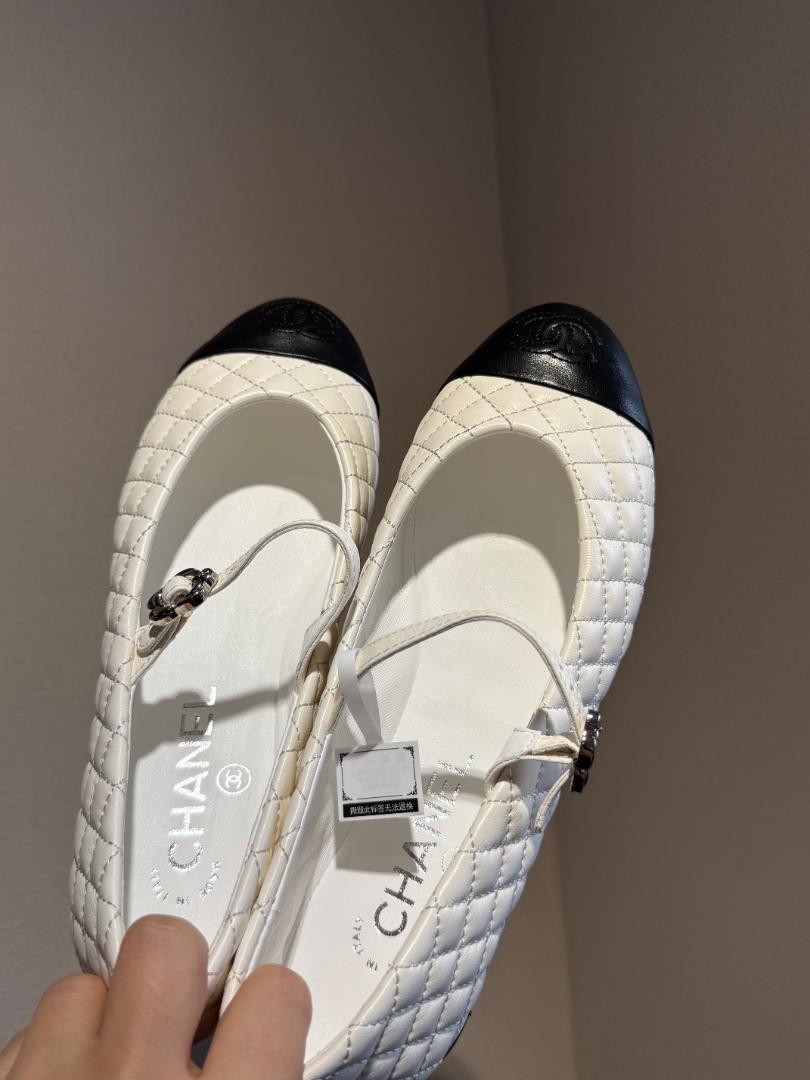 ⭐️美品⭐️ CHANEL ラムスキン　フラットシューズ　キルティング　ベージュ ⭐️美品⭐️ CHANEL ラムスキン フラットシューズ キルティング