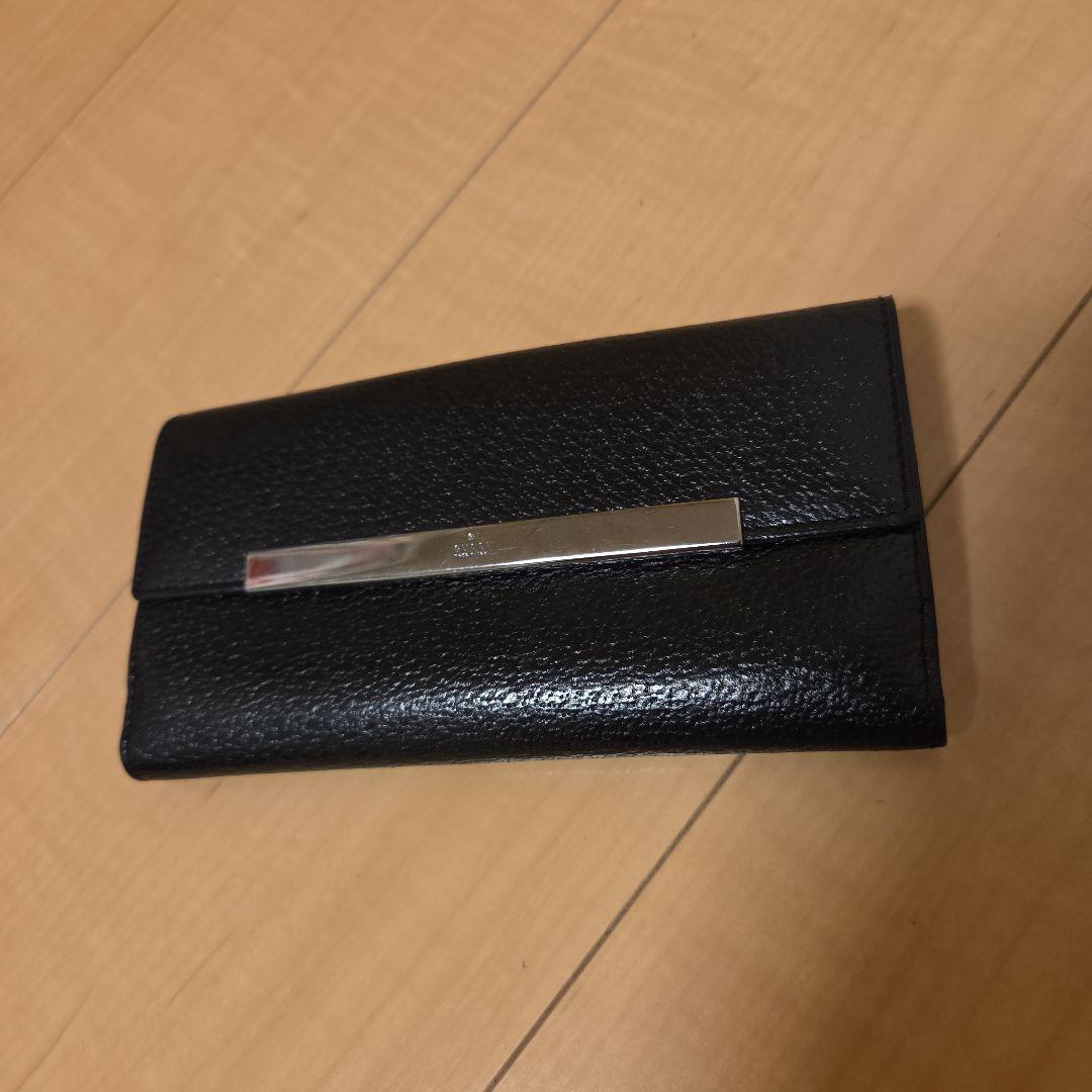 GUCCI ブラックレザー 長財布 - メルカリ