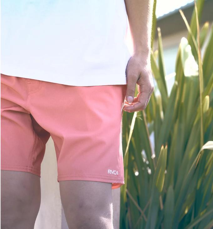 新品 RVCA ルーカ　水陸両用　ボードショーツ　オレンジ系　L 25ss