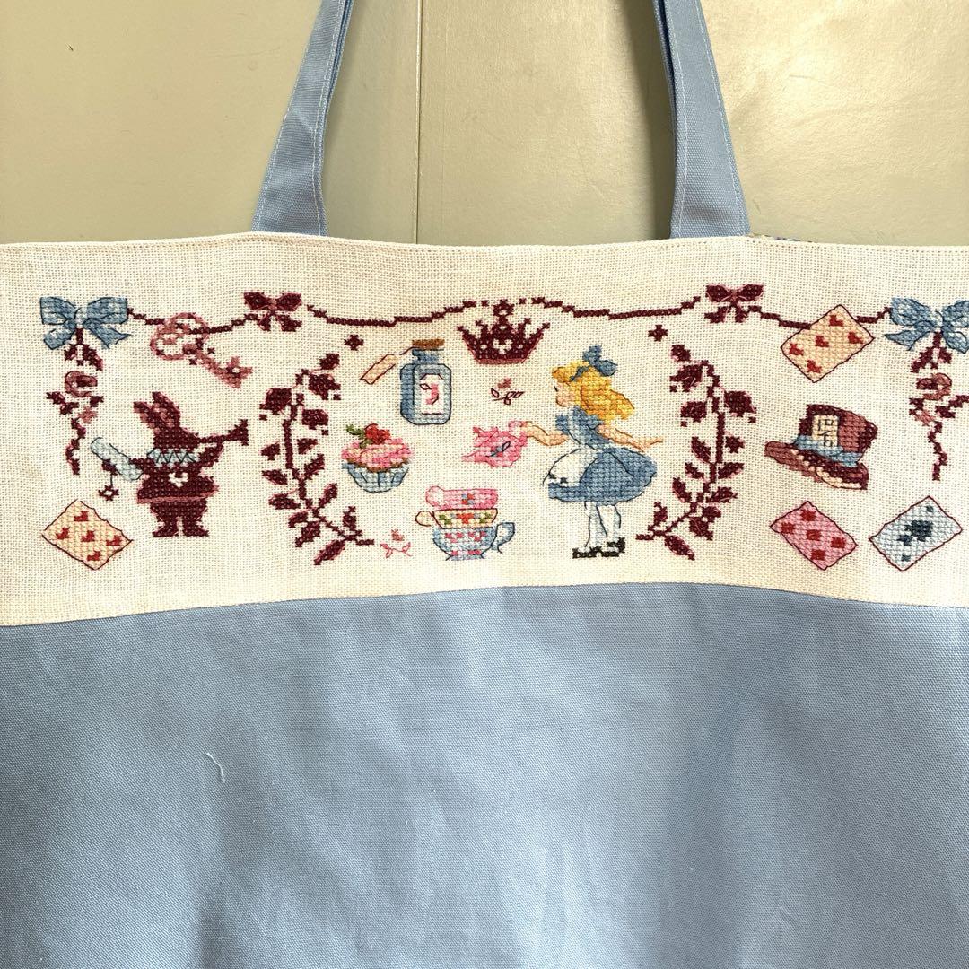 トートバッグ クロスステッチ - メルカリ