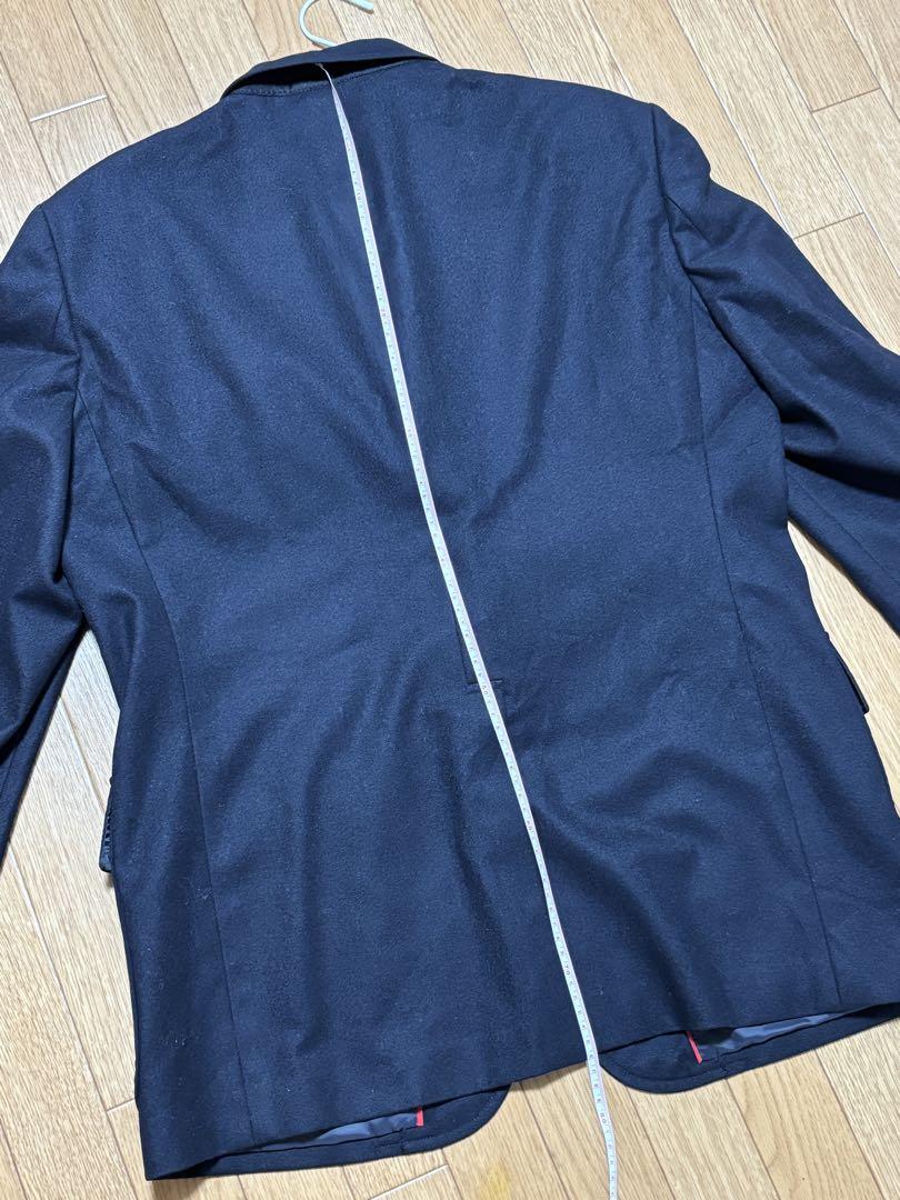 【極美品】2XLサイズ J.PRESS 金ボタン パイピング赤 紺ブレ ネイビー