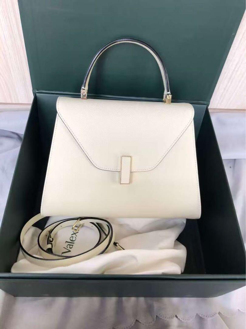 超美品 ❤ヴァレクストラ Valextra  イジィデ ホワイト ミディアム