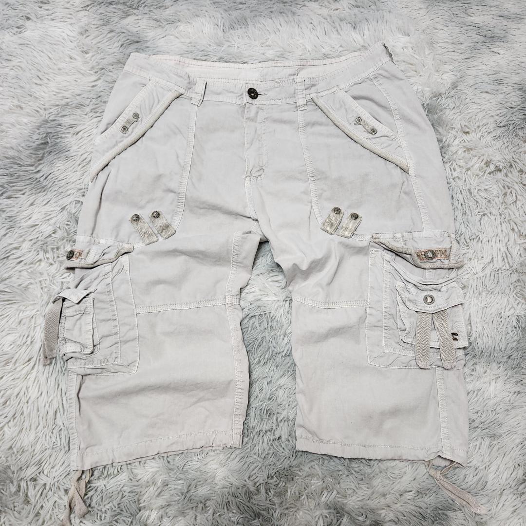 90s Vintage カーゴ バギー パラシュートパンツ ショーツ Tech