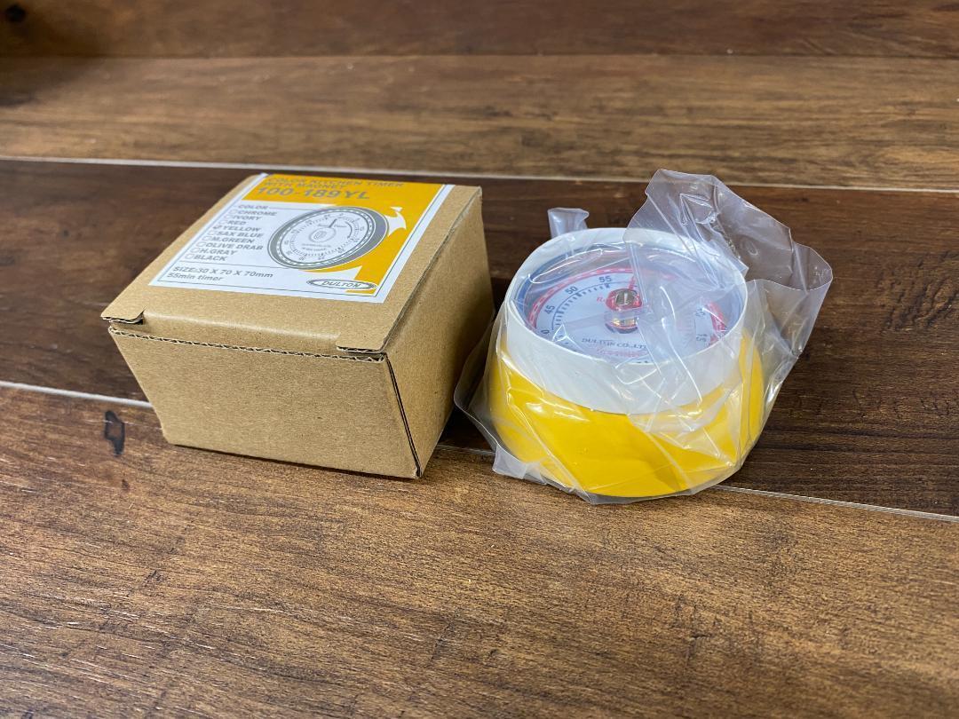キッチンタイマーイエローダルトンキッチンタイマーウィズ マグネット