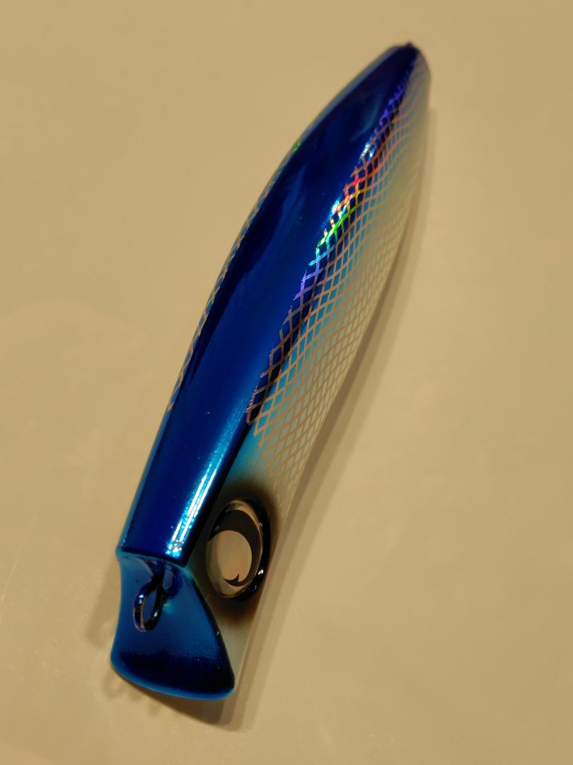 メガテロ君160F☆蒸着複合転写メタリックブルー☆⑩